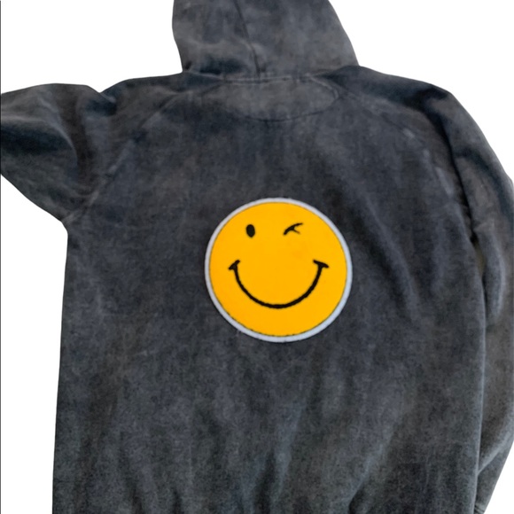 Hightech Gray Long Sleeve Drawstrings Hoodie Sweatshirt Size Medium - Picture 5 of 17